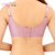 菲之语文胸新品光面无痕无钢圈一片式内衣胸罩F2062(紫色 80A)第5张高清大图