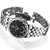 名爵（MANJAZ）手表 爱琴海系列石英精钢带圆盘商务休闲情侣腕表6137L/M(其他 钢带)第5张高清大图
