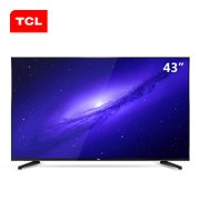 TCL彩电43E10 43英寸 内置wifi 海量在线影视 窄边LED网络液晶电视
