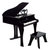 Hape30键钢琴，黑色E0320 30键钢琴音乐启蒙艺术培养第4张高清大图