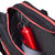 adidas阿迪达斯羽毛球方包运动方包 9支装羽毛球包网球包 羽拍包网拍包 含湿衣袋鞋袋 原装进口(红黑色BG110411)第4张高清大图