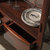 御品工匠现代中式简约时尚家具北欧乌金木色餐柜 实木餐边柜K0816(1.6米餐边柜（板木）)第4张高清大图
