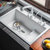 科恩纳石英石水槽单槽洗碗池家用厨房洗菜盆花岗岩加厚带沥水套餐(D8049珍珠白豪华套餐)第3张高清大图