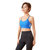 纽安娜2021新款美背健身瑜伽服运动文胸005(蓝色 M)第2张高清大图