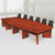 DF办公家具油漆实木5米长条会议桌DF-5016红胡桃色(红胡桃色)第2张高清大图