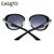 卡莎度(CASATO) 太阳镜时尚个性大框潮太阳镜 防紫外线太阳镜 墨镜20142B(黑色)第2张高清大图