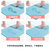 极牛天然硅藻泥脚垫硅澡土浴室防滑垫吸水速干卫生间淋浴干脚地垫JNJD1(蓝色)第4张高清大图