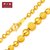 周大福珠宝首饰光沙珠串足金黄金手链（计价工费168）F157031第2张高清大图