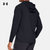 安德玛（Under Armour）男款舒适保暖套头连帽卫衣520L码黑色系 国美甄选商品第5张高清大图