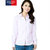 BRIOSO新款衬衫女士牛津纺纯色衬衫 女衬衫百搭商务衬衫(BNJF003)第3张高清大图