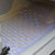 那卡加大透明五座车通用汽车防水防冻脚垫PVC脚垫防滑塑料乳胶5件套多色福克斯新宝来朗逸(4.5kg豪华款灰色)第4张高清大图