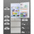松下（Panasonic）家用多门冰箱NR-TE45ATX-W 435升容量风冷无霜自动制冰家用冰箱 白色第3张高清大图