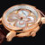 飞亚达(FIYTA)手表幸福四叶草高圆圆参与设计自动机械女表(棕色 LA8562.PWRD)第2张高清大图