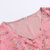 中年妈妈夏季短袖t恤2022年新款40岁洋气小衫阔太太雪纺圆领上衣(粉红色 5XL建议（145-155）斤)第6张高清大图