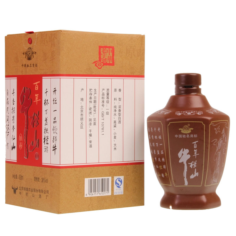 牛栏山佳品38度450ml