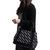 BALENCIAGA女士黑色帆布手提包 339933-KMZAN-1000黑色 时尚百搭第2张高清大图