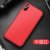 苹果XSMax手机壳iPhone11pro磨砂tpu超薄XR全包保护套iphone7/8防摔软壳简约纯色(红色 苹果XS 5.8英寸)第5张高清大图