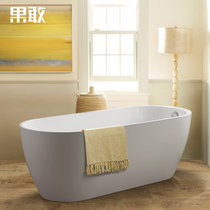 果敢亚克力独立式欧式浴缸浴盆亚克力大浴缸浴池1.5 1.6 1.7米058