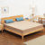 兰瑞蒂 北欧家具全实木床橡木床1.5单人1.8米双人床成人高箱床架主卧床铺(实木床 1.5乘以1.9)第3张高清大图
