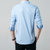 BEBEERU 春装休闲男式衬衣 男士修身韩版长袖衬衫 大码衬衫SZ-66 值得(浅蓝)第2张高清大图
