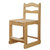 松e风 实木椅子 松木椅子 折叠椅 升降椅 简易椅子(木面升级椅)第2张高清大图