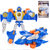 变形汽车飞机机器人玩具车模型手办拼装套装儿童男孩玩具(333-24)第3张高清大图
