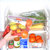 家用保鲜袋食品袋蔬菜包装袋透明食物密封袋冰箱密实袋收纳袋大号(红色)第4张高清大图