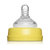 PPSU奶瓶 宽口径婴儿塑料奶瓶 宝宝奶瓶带吸管手柄180ML(黄色)第3张高清大图