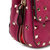 Valentino女士玫红色铆钉RockstudSpike单肩包TW2B0E9玫红色 时尚百搭第5张高清大图