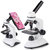 宝视德显微镜1600倍 生物光学科学实验教学养殖显微镜15-15540 国美超市甄选第2张高清大图