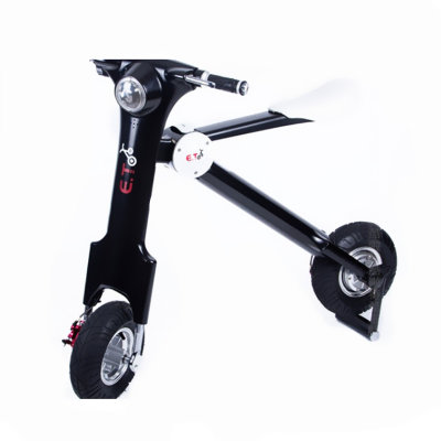 电动滑板车 成人折叠电动车 电瓶自行车锂电池代步车便携代驾 可折叠(黑色)