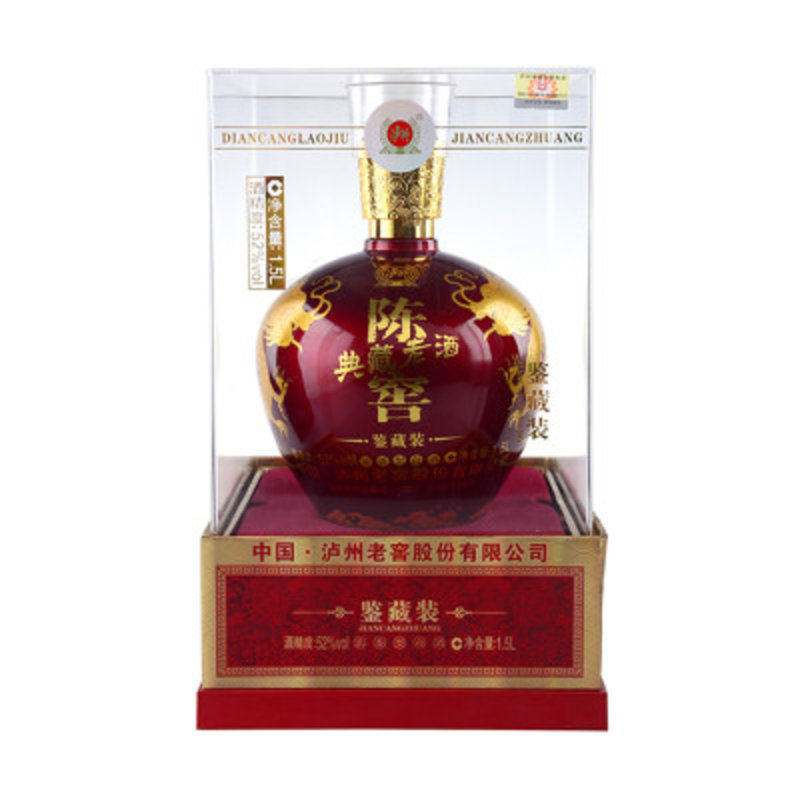 52度泸州老窖陈窖-鉴藏装 1.5l/瓶