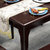吉木多 新中式实木餐桌椅组合长方形餐桌饭桌现代简约大小户型套装家具(黑檀色 一桌六椅)第4张高清大图