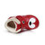 HushPuppies/暇步士1-3岁女童靴子冬季新款加绒保暖防滑宝宝皮靴子DP9228 CL(14码 红色)第3张高清大图