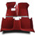 乔氏大全包围大众奥迪宝马凯美瑞防水防滑专车专用汽车毛毯脚垫(圣吉米-红色)第4张高清大图