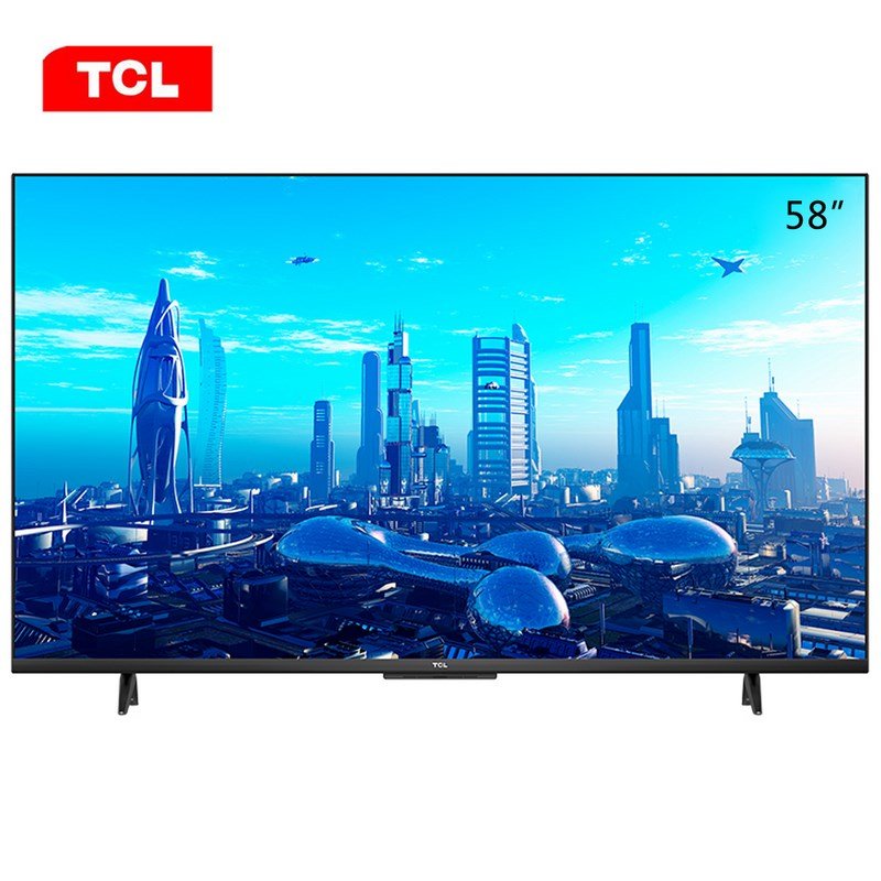 tcl58英寸4k超高清全生态hdr10全面屏远场语音智能电视58a88黑