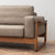 爱依瑞斯（ARIS）简约现代布艺沙发客厅家具双人位三人位中式实木沙发 WFS-55(灰色 三人位)第3张高清大图