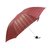 天堂色织格3035E三折超轻防紫外线晴雨伞（红色系列）（经典格格男女通用）第4张高清大图