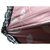 天堂苹果乐园3303E三折超轻超强防紫外线遮阳伞（粉色）（轻巧迷你黑胶蕾丝边）第4张高清大图