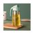 家用厨房玻璃油壶 大容量防止漏油防尘防漏玻璃油瓶酱油醋调料瓶(绿色630ml)第4张高清大图