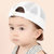 牛奶朋友婴儿帽子春秋宝宝帽薄款新生儿棒球帽婴儿鸭舌帽网格夏款(红色（网格） 48号：帽围（47-49cm）)第5张高清大图