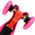 ENPEX乐士 铠甲勇士捕将儿童滑板车四轮闪光轮滑板车(玫红色)第5张高清大图