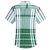 夏季新品条纹短袖衬衫 都市时尚2色可选韩版修身衬衣 733-dx-10(绿色 L)第2张高清大图
