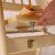 小硕士实木婴儿餐椅可折叠便携式原木清漆系列SK326第4张高清大图