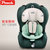 pouch儿童安全座椅9个月-12岁车载宝宝安全座椅汽车用便携式Q19(红色)第2张高清大图