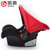 感恩（Ganen）婴儿提篮式 儿童安全座椅 新生儿提篮 宝宝便携车载摇篮(红色)第2张高清大图