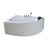 艾吉诺 三角扇形亚克力浴缸 成人浴盆小户型按摩1.2米1.3米1.4米1.5米1.6米1.7米第3张高清大图