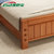 健舒宝 床 实木床1.8 1.5米简约现代中式实木家具 婚床双人床橡胶木床(海棠色 1.8米标准床)第4张高清大图