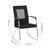 DF办公椅 弓形网布职员椅 人体工学椅DF-886#黑色(黑色)第5张高清大图