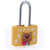 雨花泽（Yuhuaze）时尚挂锁爱心小熊YHZ-90016 箱包锁防盗钥匙锁第3张高清大图